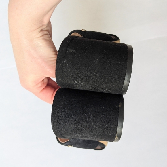 Sam Edelman • Stanley Black Suede Mule Sandals - Picture 9 of 12